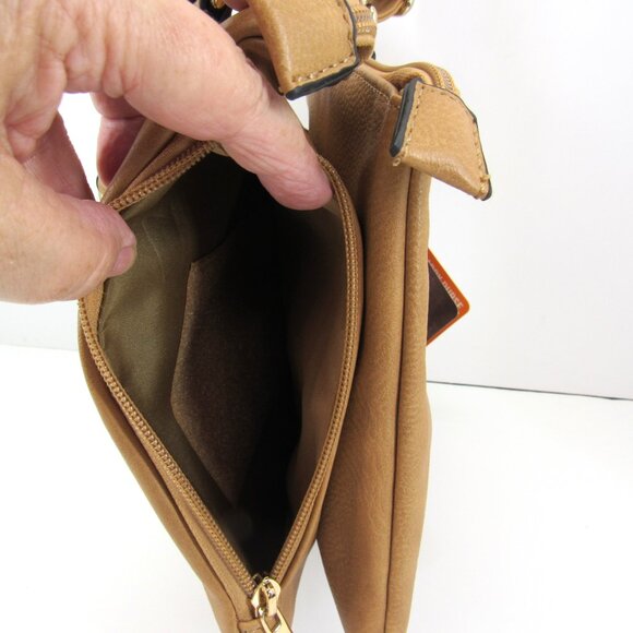 Bulldog Crossbody Concealed Carry Purse Bdp032 Dual Pouch Pocket and Dust Bag - Picture 5 of 12